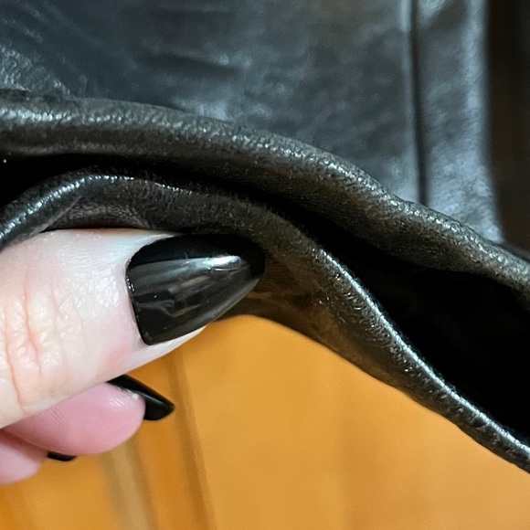 BSGD Womens Danielle Lambskin Leather Walking Coat. Pre-Owned Smoke free home. - Picture 5 of 10